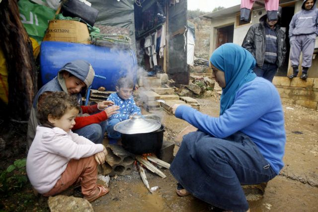Ανεστάλη η διάθεση τροφίμων από τον ΟΗΕ προς 1,7 εκατ. Σύρους πρόσφυγες